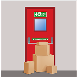 Emergency Exit Blocked